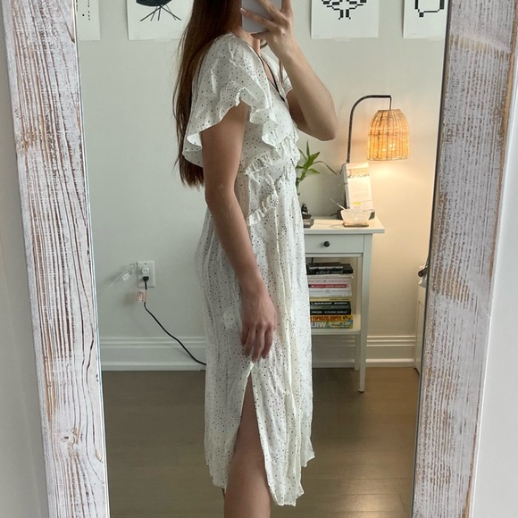 maje silk dress with star patterns size 34 - Picture 4 of 4